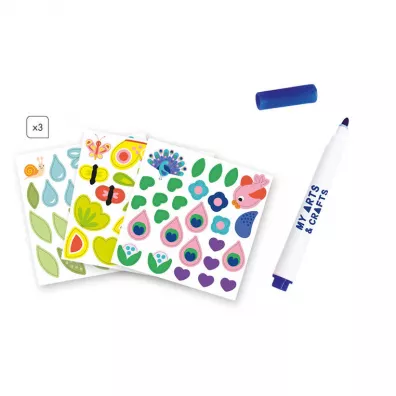 Multizestaw kreatywny 4-latka My arts & crafts 4+ Janod