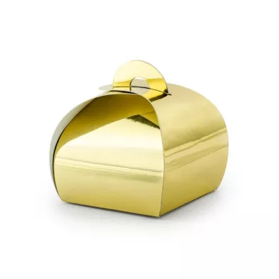 PartyDeco Pude�eczka z�ote 10 szt.