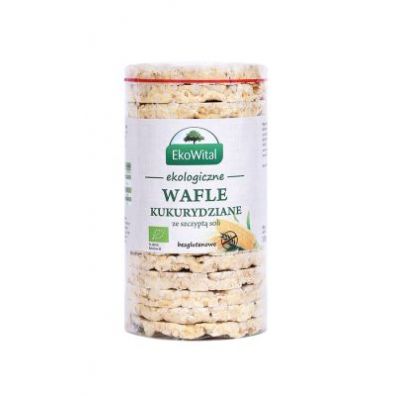 EkoWital Wafle kukurydziane z solą bezglutenowe 110 g Bio