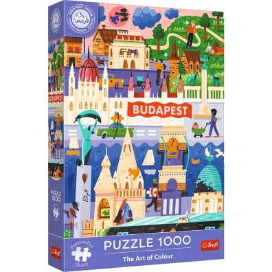 Puzzle 1000 el. The Art of Colour: Budapeszt Trefl