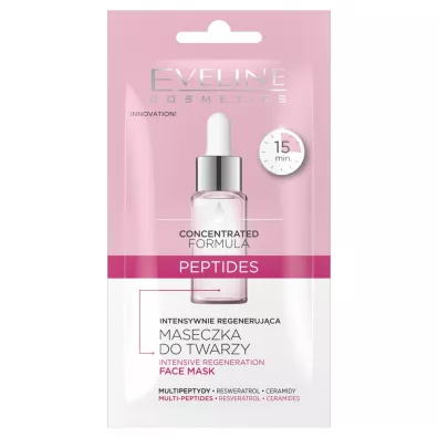 Eveline Cosmetics Peptides Mask skoncentrowana formu�a maska do twarzy 8 ml