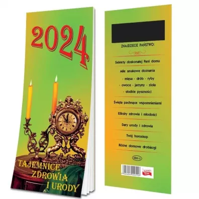Sapt Kalendarz 2024 Tygodniowy z magnesem SD1-1