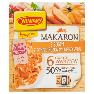 Winiary Pomys� na... Makaron z sosem z pomara�czowymi warzywami 42 g