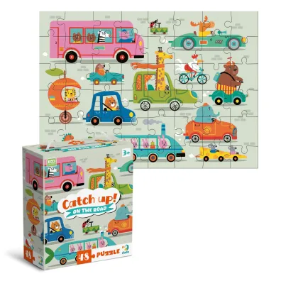 Puzzle 48 el. Catch up! On the road Dodo