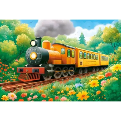 Puzzle 40 el. Maxi Summer Locomotive CASTORLAND B-040414