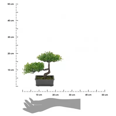 ProGarden Sztuczne drzewko Bonsai 3 Zielony