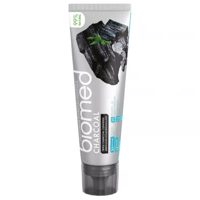 Biomed Pasta do zbw Charcoal - potrjny system wybielania 100 g