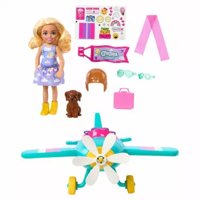Barbie Chelsea. Mo�esz by� Samolot Zestaw z lalk� Mattel
