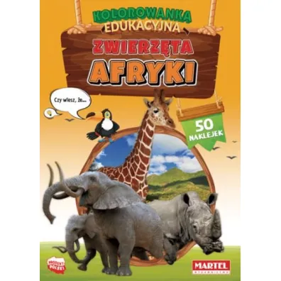Kolorowanka edukacyjna Zwierz�ta Afryki