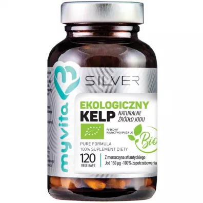 Myvita Silver Kelp 100% Suplement diety 120 kaps. Bio