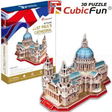 Puzzle 3D Katedra w. Pawa Zestaw XL Cubic Fun