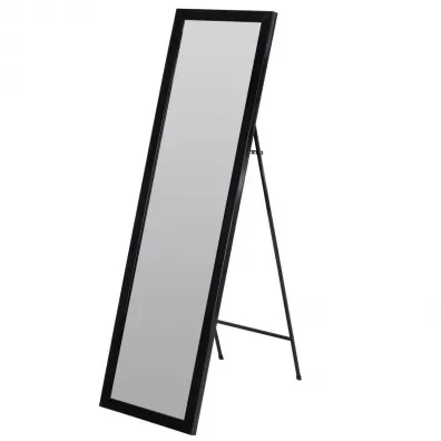 H&S Decoration Lustro stojce podogowe w czarnej ramie 125x36 cm