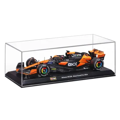 Bburago model 1:24 bolid f1 mclaren mcl38 gp miami 2024 oscar piastri 18-28033