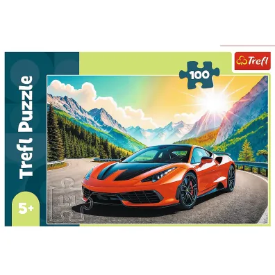 Puzzle 100 el. Wyścig z czasem Trefl - sklep Bee.pl