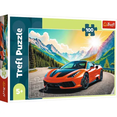 Puzzle 100 el. Wy�cig z czasem Trefl