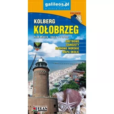 Plan miasta - Ko�obrzeg 1: 10 000