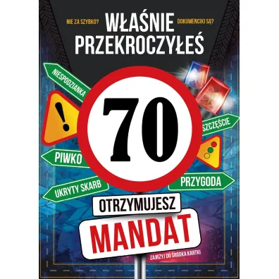 Armin Style KARNET URODZINY 70 B6 Z KOP AS GM-1275 FOL