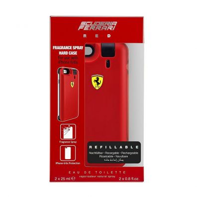 Ferrari Zestaw Woda toaletowa spray 25ml + Wkład wymienny Woda toaletowa 25ml + etui na telefon iPhone 6/6s