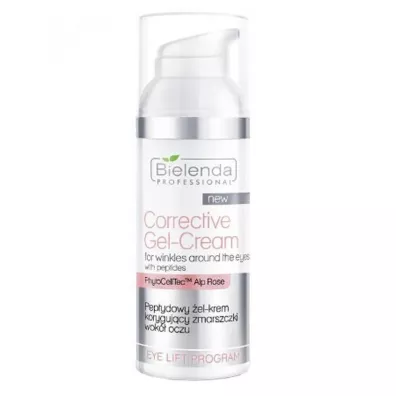 Bielenda Professional Eye Lift Program Corrective Gel-Cream peptydowy el-krem korygujcy zmarszczki wok oczu 50 ml