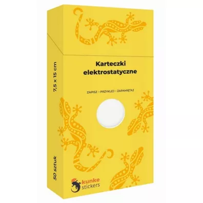 Panta Plast Karteczki elektrostatyczne bia�e 50 szt.