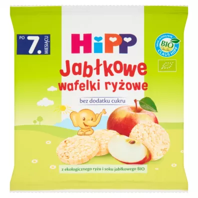 Hipp Jabkowe wafelki ryowe po 7. miesicu 30 g Bio