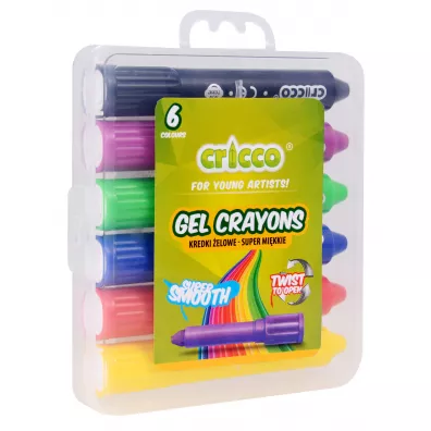 Kredki elowe Twist 6 kolorw CRICCO