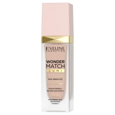 Eveline Cosmetics Wonder Match Lumi podk�ad roz�wietlaj�cy 10 Vanilla 30 ml