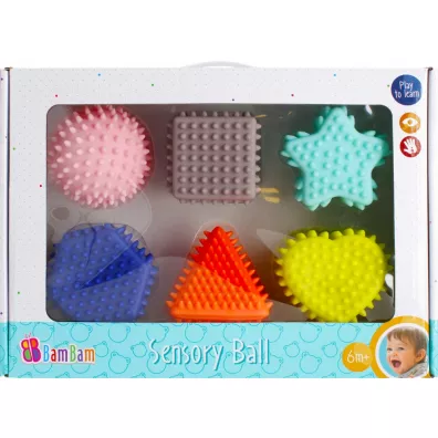 Zestaw figur sensorycznych 6 szt. BAM BAM 492745