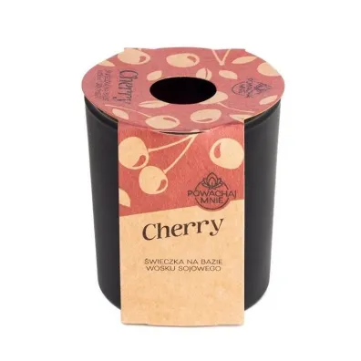 �wieczka sojowa Pow�chaj mnie Cherry czarny 130 ml