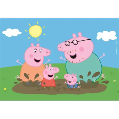 Puzzle 2x20 el. SuperColor. Peppa Pig Clementoni