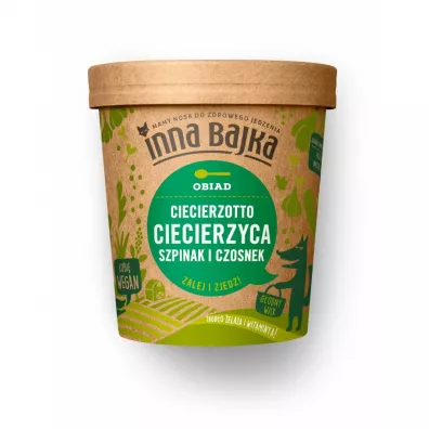 Inna Bajka Obiad Ciecierzotto szpinak i czosnek 70 g