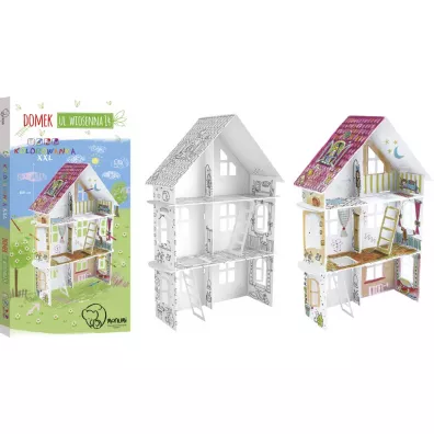 Kolorowanka sk�adana 3D XXL, ?Domek - UL. Wiosenna 14?