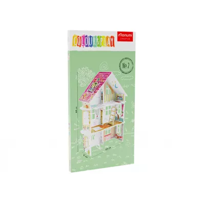 Kolorowanka sk�adana 3D XXL, ?Domek - UL. Wiosenna 14?