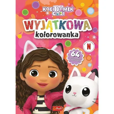 Koci domek Gabi. Wyj�tkowa kolorowanka