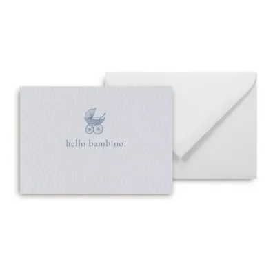 Grupa Kreatywna Mini kartka hello bambino blue