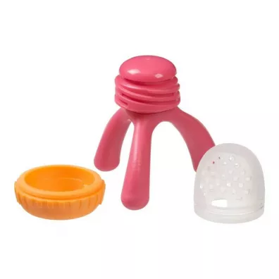 Gryzak silikonowy do podawania pokarmu Strawberry Shake b.box