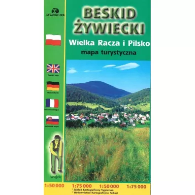 Mapa turystyczna. Beskid ywiecki
