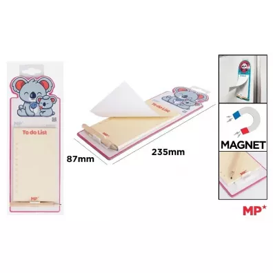 Mp Main Paper Notes magnetyczny na lod�wk� z o��wkiem - Koale