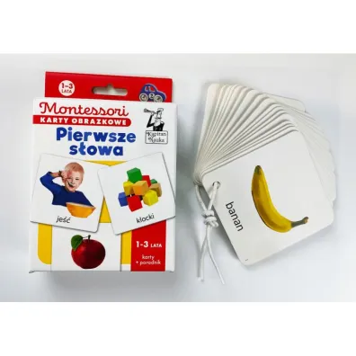 Pierwsze s�owa. Montessori. Karty obrazkowe (1-3 lata). Kapitan Nauka