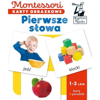 Montessori Karty obrazkowe Pierwsze sowa 1-3 lata