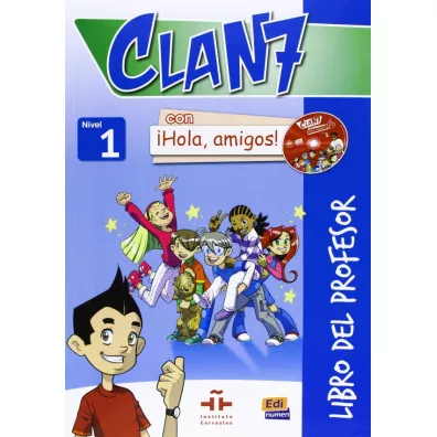 Clan 7 con Hola, amigos! 1. Przewodnik metodyczny - Maria Castro