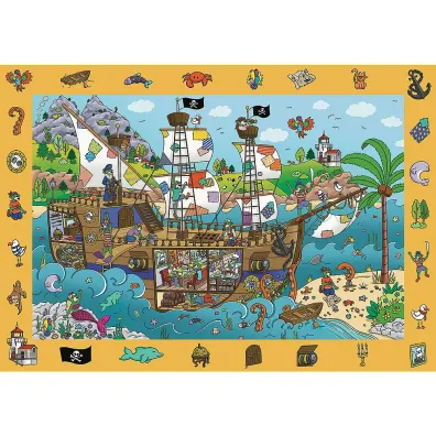 Puzzle obserwacyjne 100 el. Spy Guy Statek Trefl