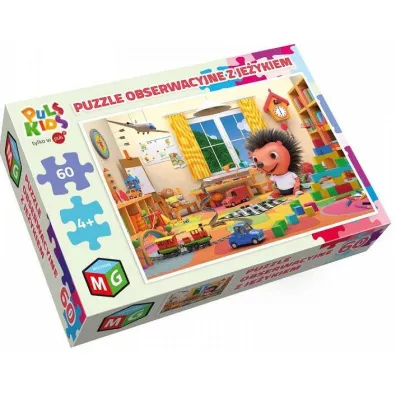Puzzle obserwacyjne 60 el. Z je�ykiem Multigra