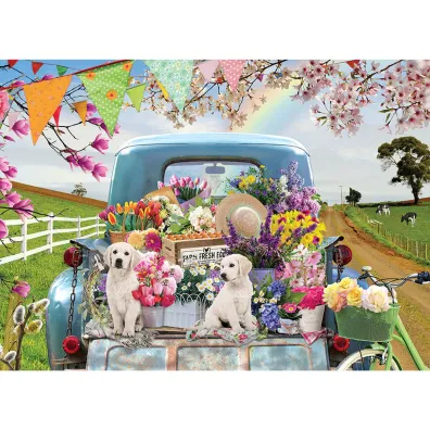 Puzzle 500 Wiosenna przeja�d�ka 113776 Cobble Hill