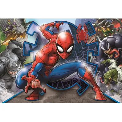 Puzzle 104 el. SuperColor. Spider-Man Clementoni