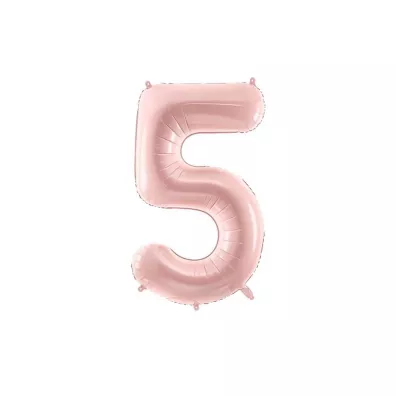 PartyDeco Balon foliowy 5 jasny r�owy 72cm