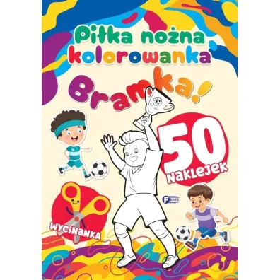 Pi�ka no�na. Kolorowanka