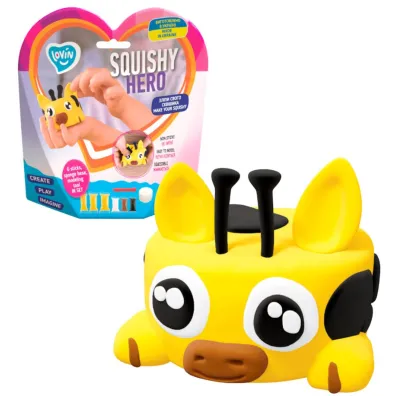 Zestaw lekkiej ciastoliny piankolina Squishy Raff Lovin