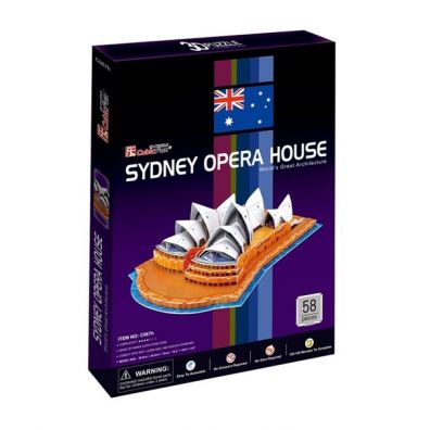 Puzzle 3D 58 el. Sydney Opera House Cubic Fun