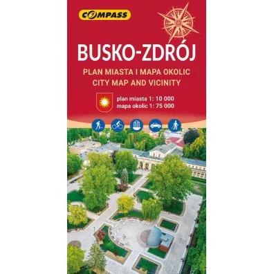 Busko-Zdr�j Plan miasta i mapa okolic plan miasta skala 1 : 10 000